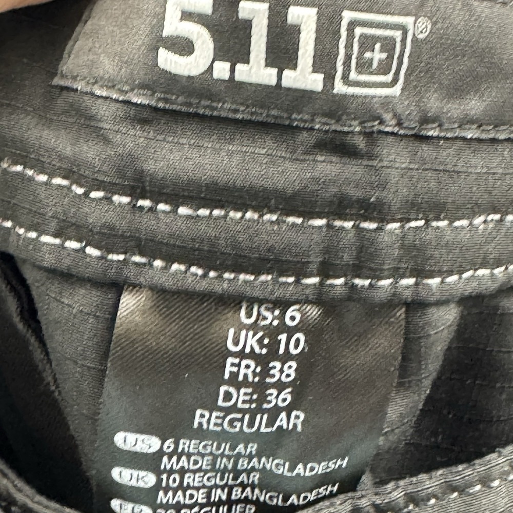 5.11 Tactical Black Pants 6  Ripstop Outdoors Style‎ Workwear - Picture 8 of 9